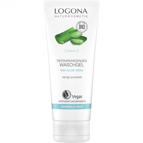 Logona Tiefenreinigendes Waschgel Bio-Aloe Vera Органический гель для умывания с алоэ вера для глубокого очищения