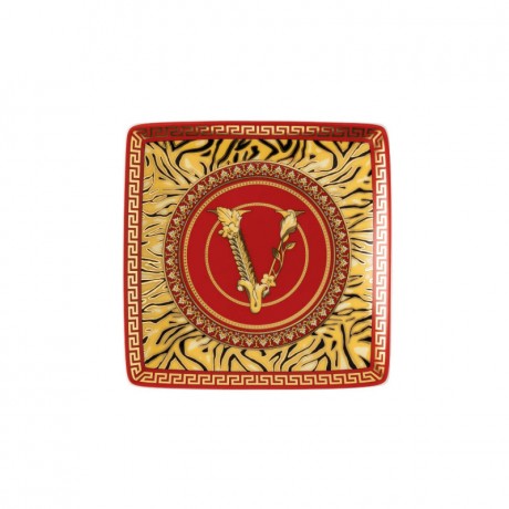 Rosenthal meets Versace Rosenthal Versace Virtus Holiday Schalchen quadratisch flach 12 cm Rosenthal Versace Virtus Holiday чаша квадратная плоская 12 см