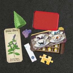 Ravensburger Mystery Adventskalender 2026 Der kleine Teeladen, 24 Raeume und 54 Raetselkarten, Ravensburger Mystery Адвент-календарь 2026 «Маленькая чайная» с 24 комнатами и 54 карточками загадок, на немецком языке