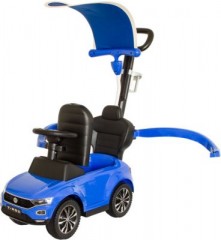 Nativ Babyrutscher VW Kinderfahrzeug mit Schiebestange und Dach Детский автомобиль Baby Slide VW с ручкой и крышей