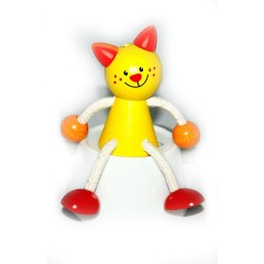 HESS Holzspielzeug Schwingfigur Katze Деревянная качающаяся игрушка-кошка