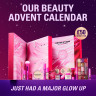 Revolution Beauty Makeup Advent Calendar 2026, Revolution Beauty Адвент-календарь 2026 с декоративной косметикой для лица, глаз, бровей и губ и аксессуарами, 24 подарка