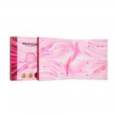 Revolution Beauty Makeup Advent Calendar 2026, Revolution Beauty Адвент-календарь 2026 с декоративной косметикой для лица, глаз, бровей и губ и аксессуарами, 24 подарка