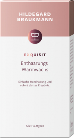 Hildegard Braukmann EXQUISIT Enthaarungs Warmwachs, 60 g, Hildegard Braukmann тёплый воск для удаления нежелательных волос для всех типов кожи, для женщин, 60 г