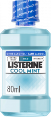 Listerine Mundspuelung Cool Mint Mild Reisegroesse, 80 ml, Listerine ополаскиватель для полости рта Cool Mint Mild без спирта, мягкий мятный вкус, дорожный формат, 80 мл