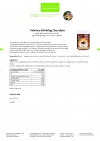 Krauterhaus Sanct Bernhardt Delicious Drinking Chocolate, 400 г