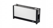ritter ritter Langschlitz-Toaster volcano 5 weiss/schwarz, 950 Watt, fur 2 Scheiben Toast weiss/schwarz Тостер Ritter Volcano 5 с длинными слотами, белый/черный, 950 Вт, на 2 ломтика тостов