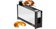 ritter ritter Langschlitz-Toaster volcano 5 weiss/schwarz, 950 Watt, fur 2 Scheiben Toast weiss/schwarz Тостер Ritter Volcano 5 с длинными слотами, белый/черный, 950 Вт, на 2 ломтика тостов