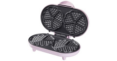 Bestron Bestron Doppel-Herzwaffeleisen ADWM1000P rosa, 1.000 Watt  rosa Вафельница Bestron с двойным сердцем ADWM1000P розовая, 1000 Вт