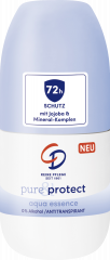 CD Pure &amp; Protect Roll-on Aqua Essence 50 ml, Шариковый антиперспирант без спирта с водным ароматом, защита от пота и запаха до 72 часов, 50 мл