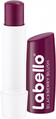 Labello Blackberry Blush, Оттеночный бальзам для губ с маслом ши и церамидами для питания и защиты от сухости, аромат ежевики, 4,8 г
