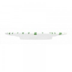 Gmundner Keramik Gmundner Keramik Grungeflammt Kaffee-Untertasse Gourmet d: 16 cm Gmundner Ceramics Кофейное блюдце с зеленым пламенем Gourmet d: 16 см