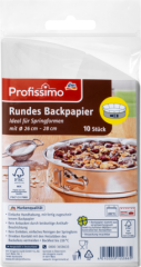 Profissimo круглая  бумага для выпечки , 10 шт