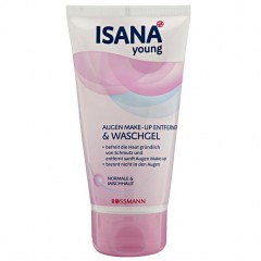 ISANA Augen Make-up Entferner &amp; Waschgel  Гель для умывания и снятия макияжа с глаз для нормальной и комбинированной кожи 150 г