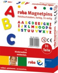 Roba Holzmagnetbuchstaben Деревянные магнитные буквы