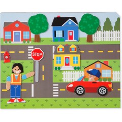 Melissa  Doug Magnetisches Bilder-Ubereinstimmungsspiel aus Holz zum Zuordnen Деревянная магнитная игра для сопоставления картинок