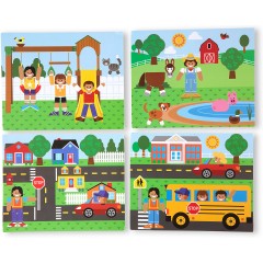 Melissa  Doug Magnetisches Bilder-Ubereinstimmungsspiel aus Holz zum Zuordnen Деревянная магнитная игра для сопоставления картинок