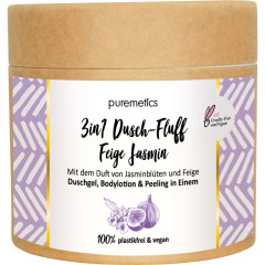 puremetics Salzpeeling Feige Jasmin No15 3in1 Dusch-Fluff  Солевой пилинг инжир жасмин No15 пух для душа 3в1