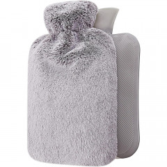 GelldG GelldG Heisswasserspender Warmflasche mit Bezug – Weicher Warmeflasche fur Erwachsene Farbverlauf blau Диспенсер для горячей воды GelldG Грелка с крышкой Мягкая грелка для взрослых