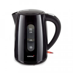 KORONA KORONA Wasserkocher 20130, Schwarz 1,7 Liter 2200W 360° Basisstation kabellos  Чайник KORONA 20130, черный, 1,7 л, 2200 Вт, базовая станция 360°, беспроводная