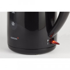 KORONA KORONA Wasserkocher 20130, Schwarz 1,7 Liter 2200W 360° Basisstation kabellos  Чайник KORONA 20130, черный, 1,7 л, 2200 Вт, базовая станция 360°, беспроводная