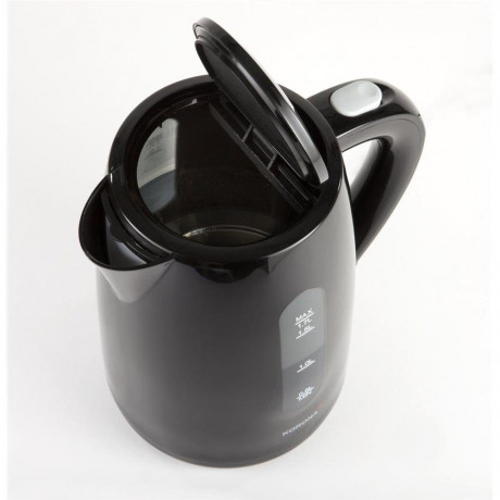 KORONA KORONA Wasserkocher 20130, Schwarz 1,7 Liter 2200W 360° Basisstation kabellos Чайник KORONA 20130, черный, 1,7 л, 2200 Вт, базовая станция 360°, беспроводная