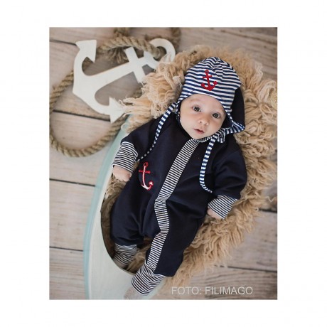 Hansekind Kapuzenstrampler mit Stickerei fur Kinder Худи с вышивкой для детей