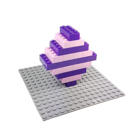 Katara Bausteine Box-Set mit 520 Steinen + Platte + Box Набор строительных блоков из 520 кирпичей + пластина + коробка