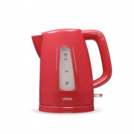 LIVOO LIVOO Wasserkocher DOD184R Rot 1,7 Liter, 2200 W Чайник LIVOO DOD184R Красный 1,7 л, 2200 Вт