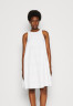 Tommy Hilfiger POPLIN KNEE DRESS Day dress optic white ПЛАТЬЕ ИЗ ПОПЛИНА Повседневное платье оптический белый