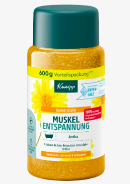 Kneipp  Badesalz Muskel Entspannung, 600 g, Кнейпп соль для ванны c арникой 600 грамм