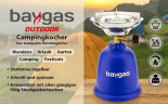 baygas baygas Gaskocher Baygas Campingkocher Kunststoffkorper Blau 1- Flammig fur Outdoor Газовая плита Baygas Походная плита Baygas пластиковый корпус синий 1 пламя для исползования на открытом воздухе