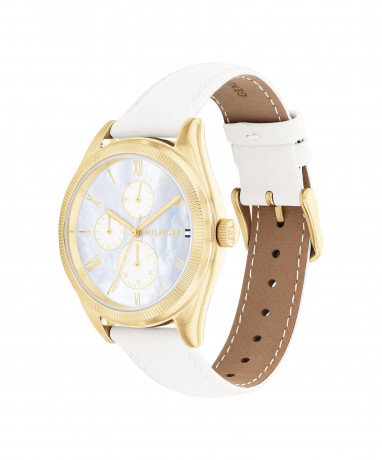 Tommy Hilfiger GP CASE AND BEZEL MOP DIAL WITH GP ACCENTS Chronograph watch gold coloured GP CASE AND BEZEL MOP DIAL WITH GP ACCENTS Часы с хронографом золотого цвета