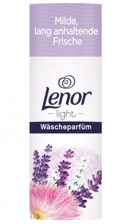 Lenor Wascheparfum Light, Lavendel & Seidenbaumblute, 160 g, Парфюм для стирки в гранулах Лаванда и цветы шелкового дерева, 160 г