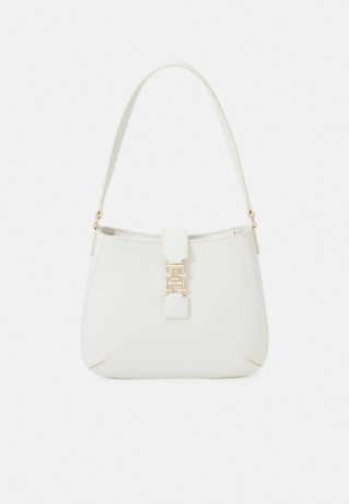 Tommy Hilfiger PLUSH SHOULDER BAG Handbag weathered white ПЛЮШЕВАЯ СУМКА НА ПЛЕЧО сумочка выветрившийся белый