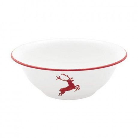 Gmundner Keramik Gmundner Keramik Rubinroter Hirsch Salatschussel d: 26 cm / 2,0 L Керамическая салатница Gmundner Ruby Red Deer D: 26 см / 2,0 л
