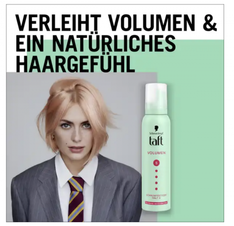 Taft Schaumfestiger Volumen, Мусс для объемной укладки волос, 150мл