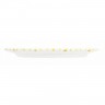 Gmundner Keramik Gmundner Keramik Gelbgeflammt Platte oval mit Fahne Gourmet 21x14x2,1 cm Gmundner керамическая желтая пламенная овальная тарелка с флажком для гурманов 21x14x2,1 см