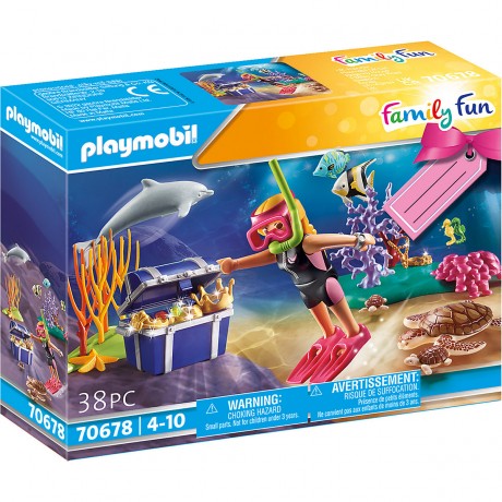 PLAYMOBIL PLAYMOBIL 70678 Geschenkset Schatztaucherin PLAYMOBIL 70678 Подарочный набор Treasure Diver