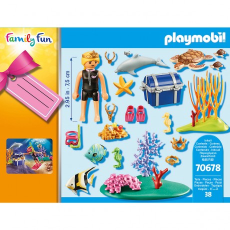 PLAYMOBIL PLAYMOBIL 70678 Geschenkset Schatztaucherin PLAYMOBIL 70678 Подарочный набор Treasure Diver