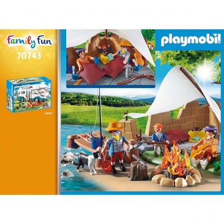 PLAYMOBIL PLAYMOBIL 70743 Familie beim Campingausflug Семья PLAYMOBIL 70743 в походе