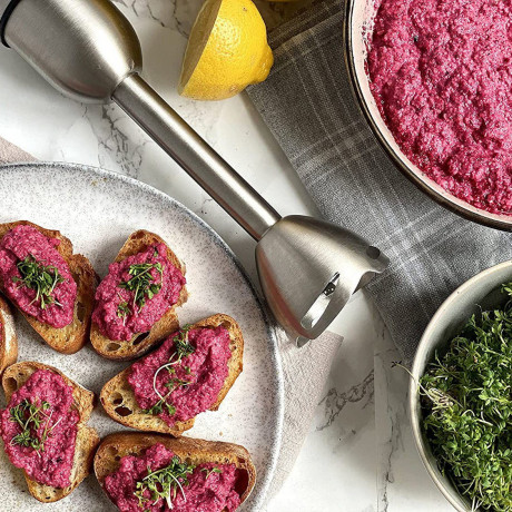 KLAMER KLAMER Stabmixer KLAMER Stabmixer Set 800 Watt, 4 in 1 Purierstab Edelstahl mit stufen… Ручной блендер KLAMER Набор ручных блендеров KLAMER мощностью 800 Вт, очищающий стержень 4 в 1 из нержавеющей стали с…