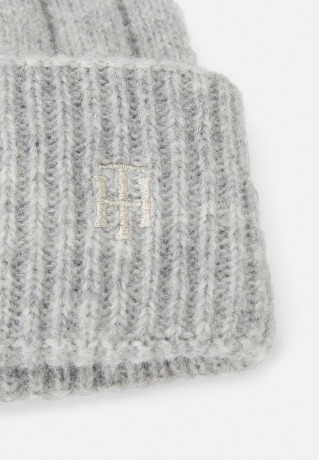 Tommy Hilfiger TIMELESS BEANIE Beanie light grey heather TIMELESS BEANIE Шапочка светло-серый вереск