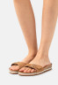 Tommy Hilfiger MOLDED FOOTBED FLAT Mules summer cognac ПЛАТФОРМА С ФОРМОВАННЫМИ СТУПИЦАМИ Мюли летний коньяк
