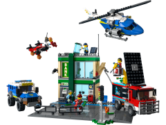 Lego Bankuberfall mit Verfolgungsjagd Ограбление банка с погоней