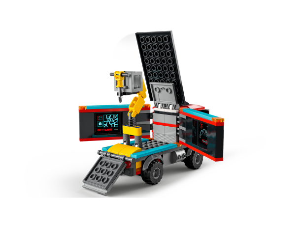 Lego Bankuberfall mit Verfolgungsjagd Ограбление банка с погоней