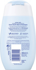 NIVEA BABY Gute Nacht Bad &amp; Shampoo, 200 ml, Нивеа Детский шампунь и гель для купания, миндальное масло, без слёз, расслабляющий, 200 мл