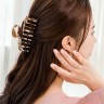 SOHO Gaja Haarklammer Beige Marble заколка для волос гая