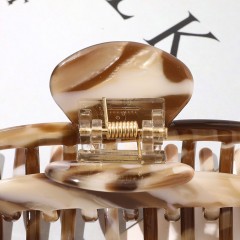 SOHO Gaja Haarklammer Beige Marble заколка для волос гая