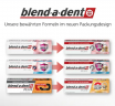 Blend-a-dent Plus 40g x 5st, Крем для фиксации зубных протезов (Германия), длительная и прочная фиксация, нейтральный вкус, для полных и частичных протезов мощность , 40 г x 5 штук 